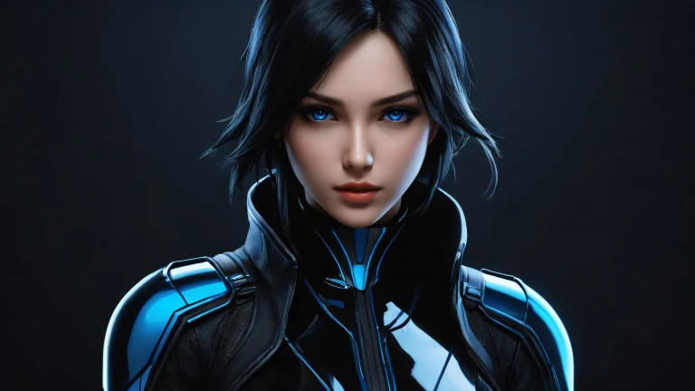 A stunning desktop wallpaper featuring video game girls against a clean pure void background, suitable for Desktop/PC use.