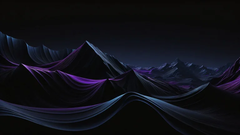 Breathtaking desktop wallpaper of a perfectly clean vast pure void with deep perfect blacks and striking contrast for a sleek dark mode aesthetic, suitable for Desktop/PC.