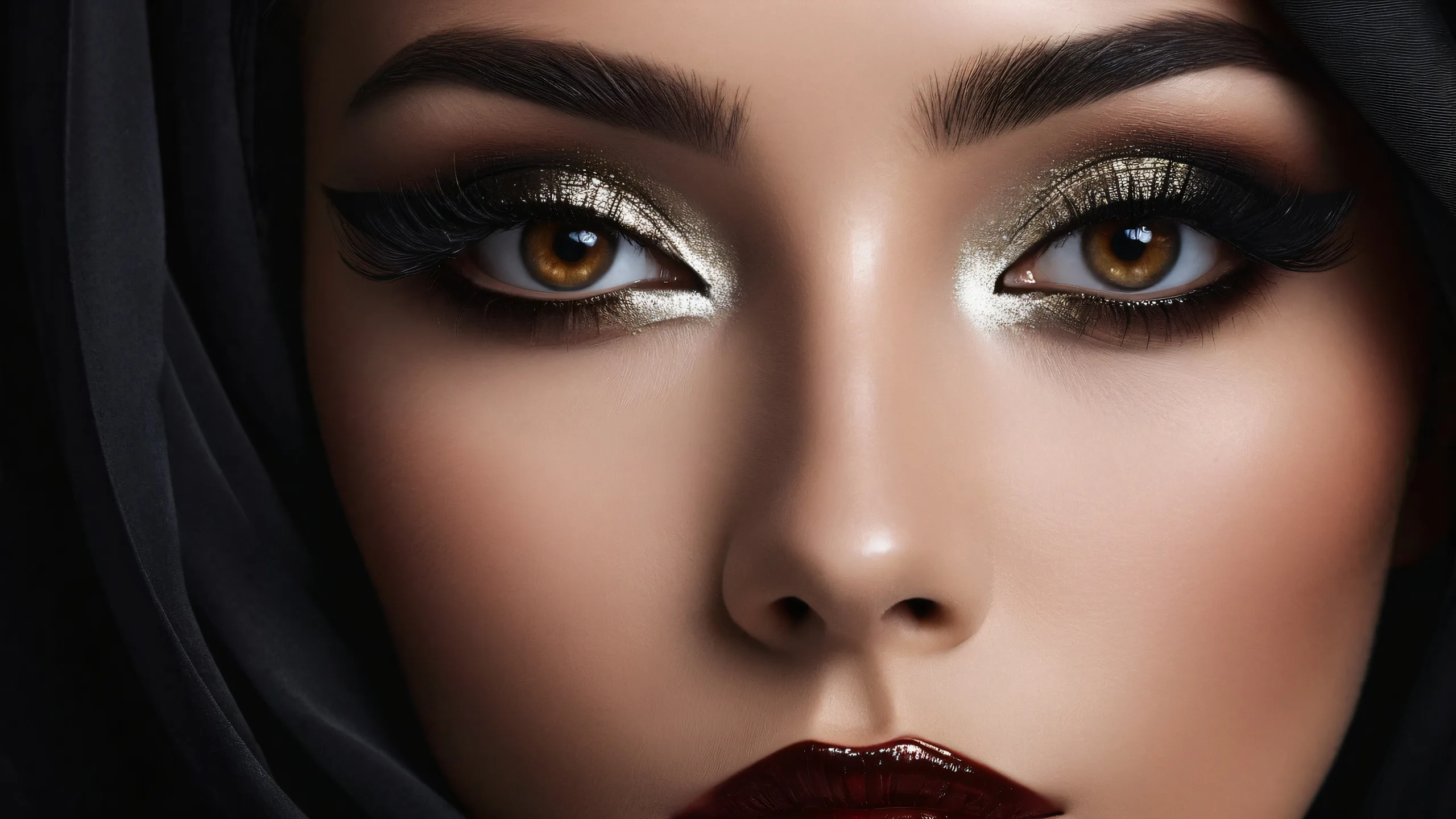 Breathtaking desktop wallpaper featuring a pristine void with extreme depth of field and sleek dark mode aesthetic for PC/Computer users.