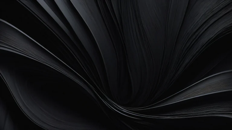 A breathtaking desktop wallpaper of a pure void with deep blacks and luminescent accents for Desktop/PC use.