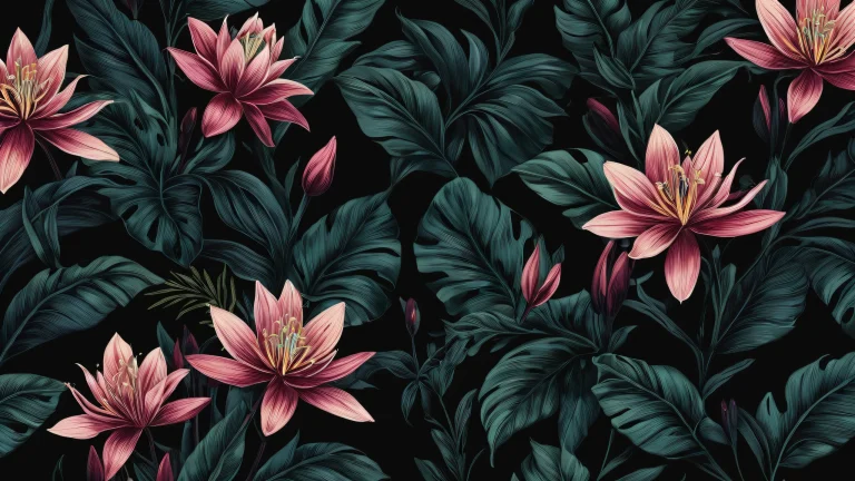 A stunning desktop image of a botanist in a vast, pure void with extreme depth of field, perfect for PC and Desktop use.