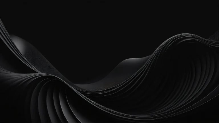 A stunning void desktop scene for PC or Desktop use, with deep perfect blacks and striking contrast.