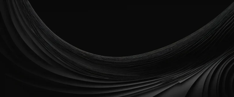 A stunning desktop wallpaper of a centered pure void on a dark mode background for a Desktop/PC.