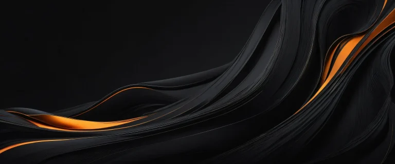 Breathtaking panoramic desktop image of a pure void with perfect blacks and luminescent accents for Desktop/PC use.