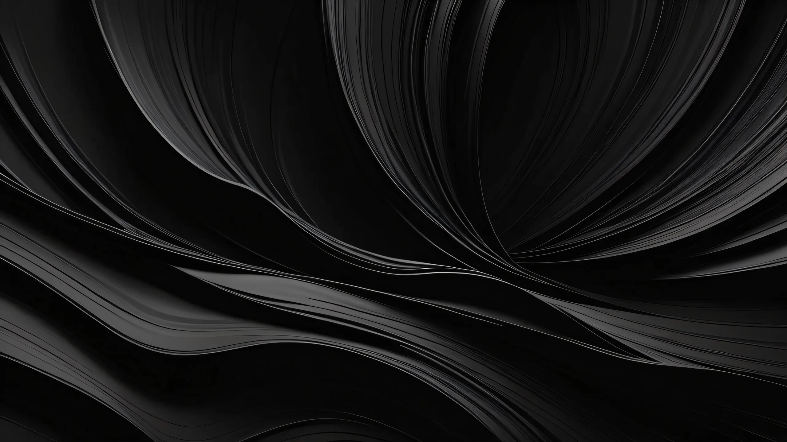 A breathtaking desktop wallpaper of figures in a perfectly clean vast pure void with pronounced texture and visible brushstrokes for Desktop/PC.