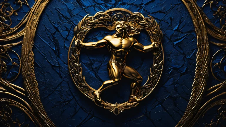 A wrestling scene set against a pure void background for desktop use on PC or Desktop