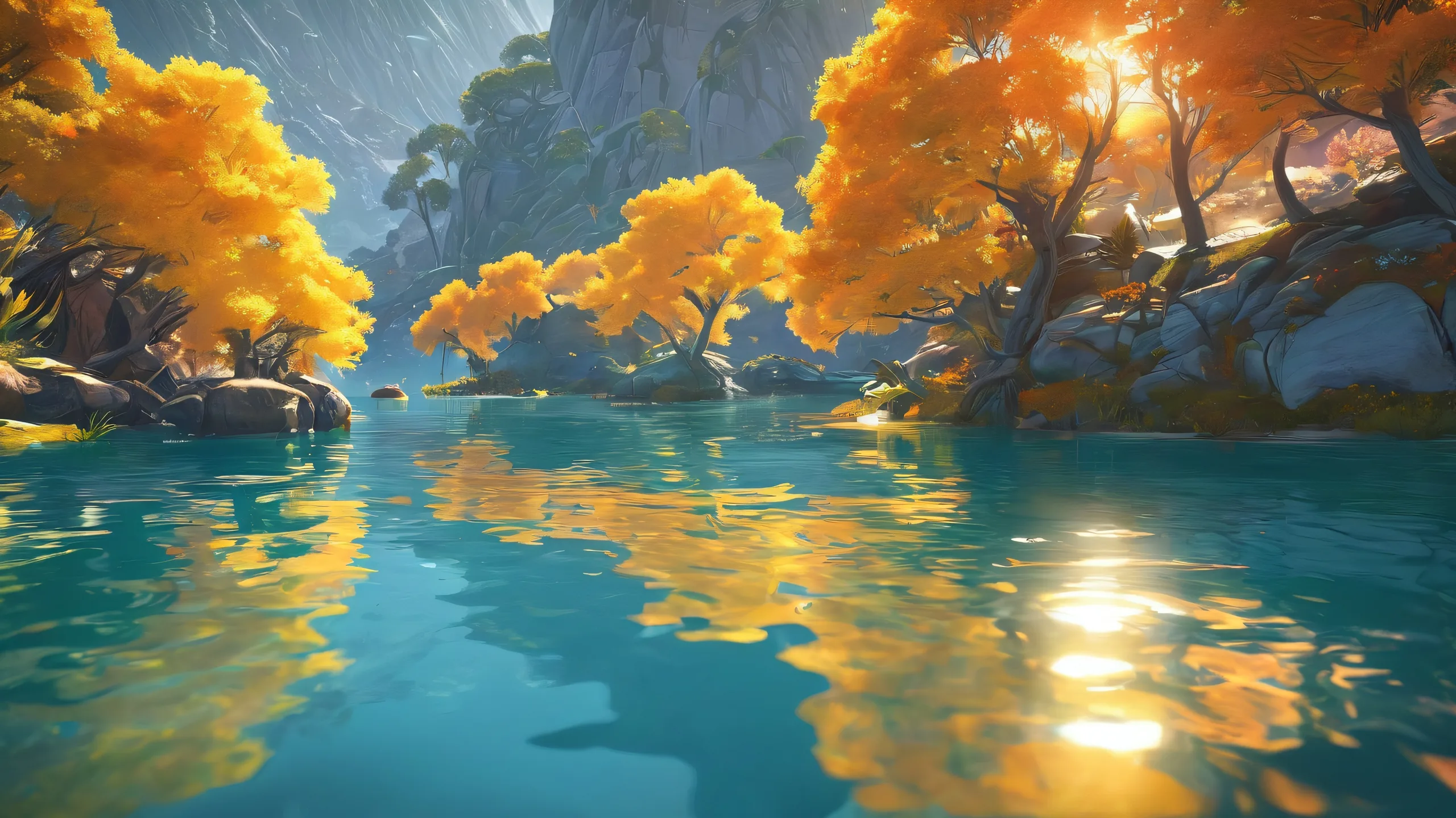 A serene desktop wallpaper of Ellie Williams in a vast pure void with a sense of desolation and survival, suitable for Desktop/PC