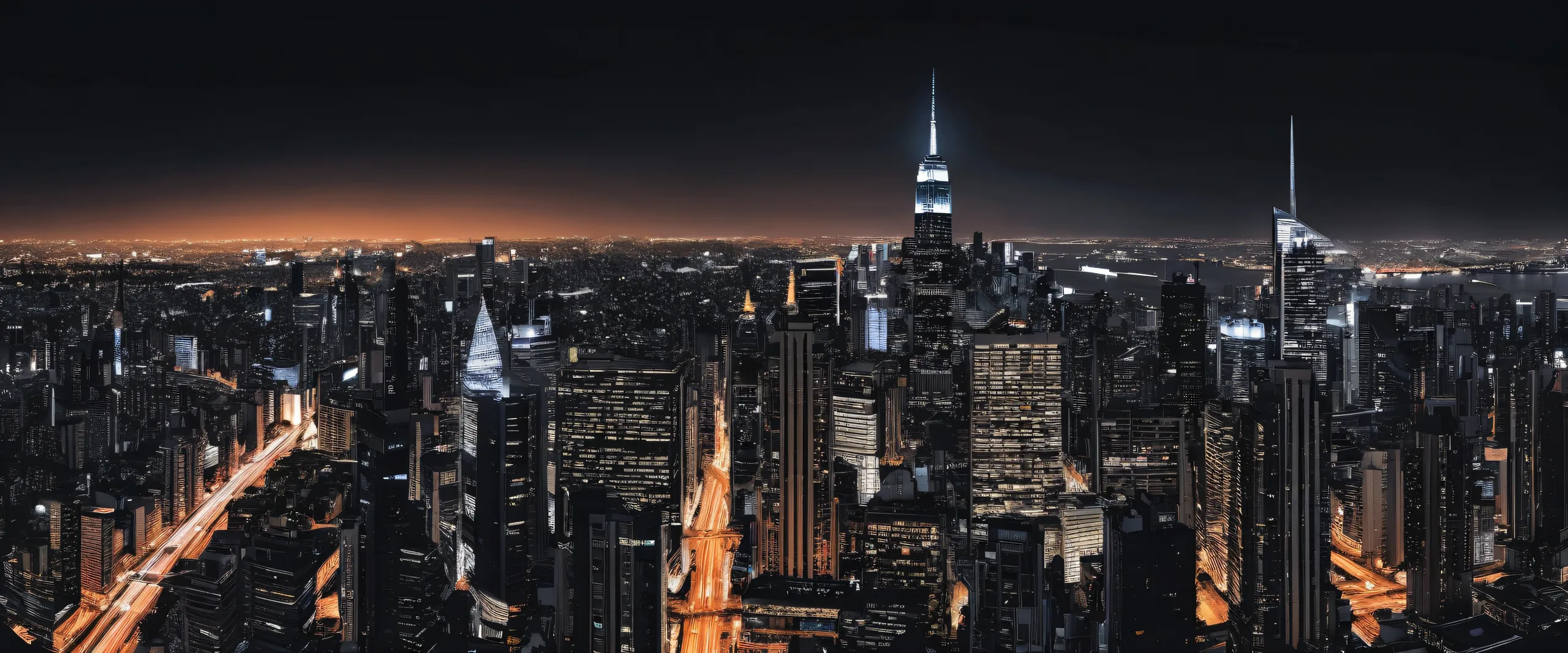 Breathtaking cityscape desktop wallpaper for PC or Mac with extreme depth of field and perfect clarity.