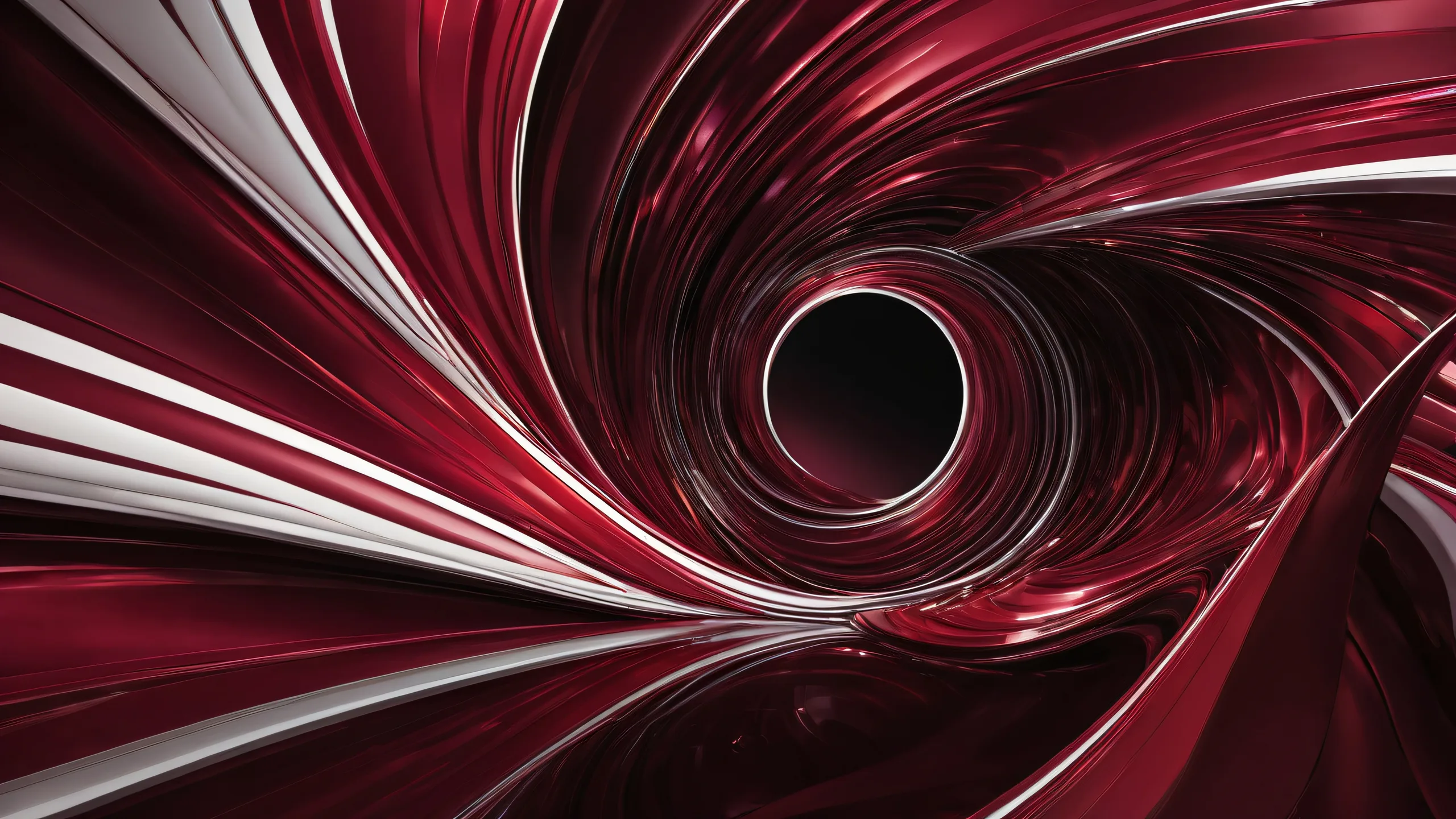 A serene and majestic void on a desktop/pc, with ethereal lighting and brilliant colors.