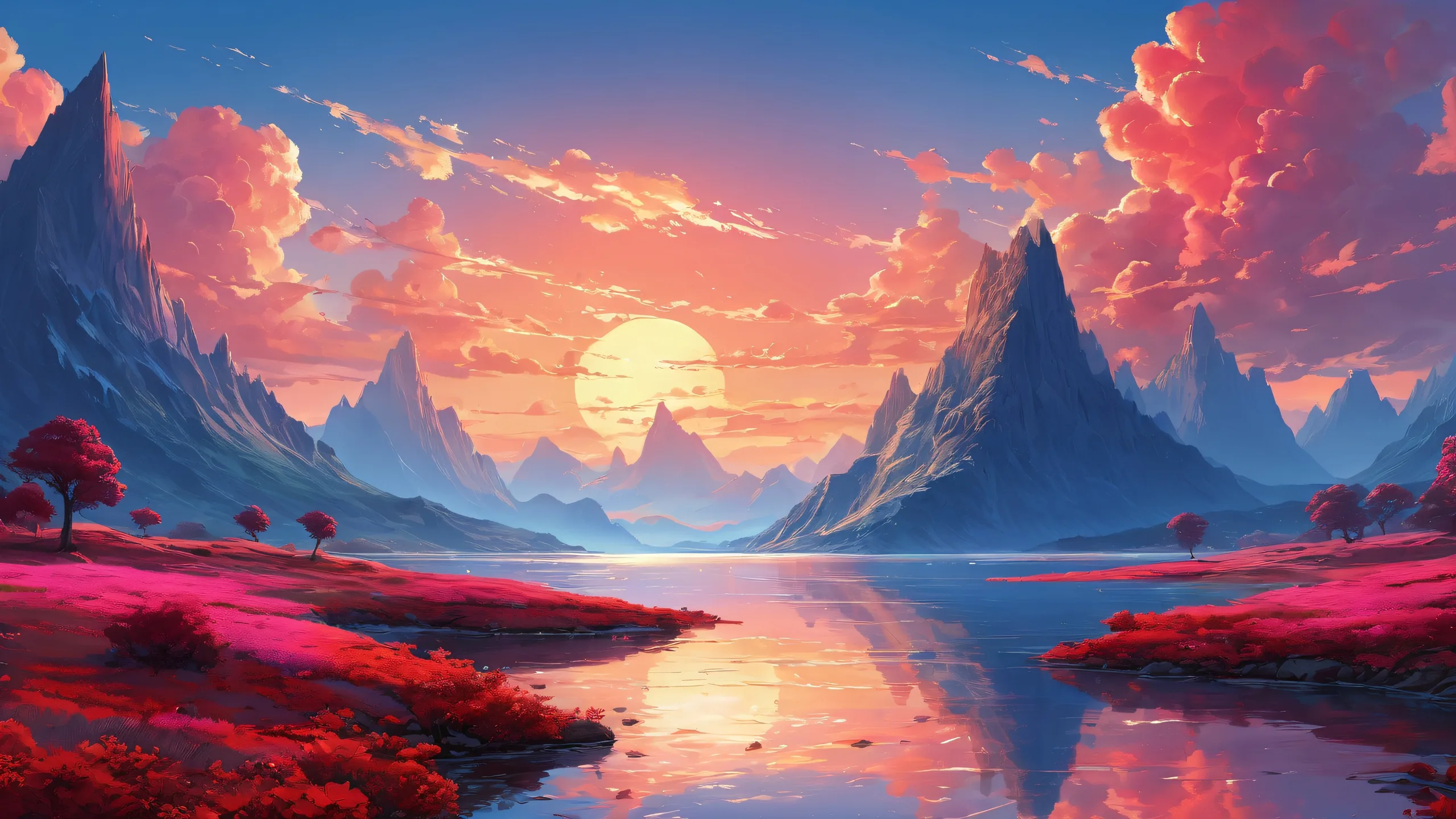 Breathtaking desktop wallpaper of a vast pure void with clouds and sky, perfect for PC/ Desktop use