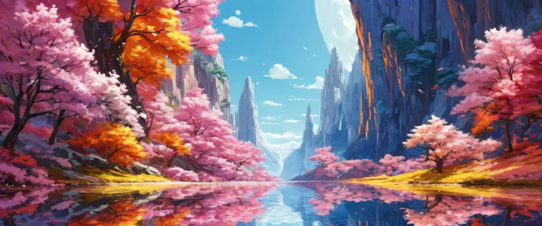 A stunning desktop wallpaper featuring portraits against a vast, pure void with ethereal lighting and brilliant colors. Suitable for PC or Desktop.