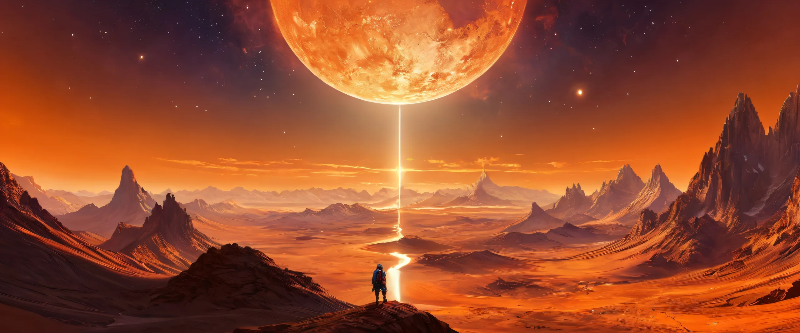 Stunning desktop wallpaper of Chandra with a perfectly clean vast pure void, ideal for Desktop/PC users seeking an immersive atmosphere.