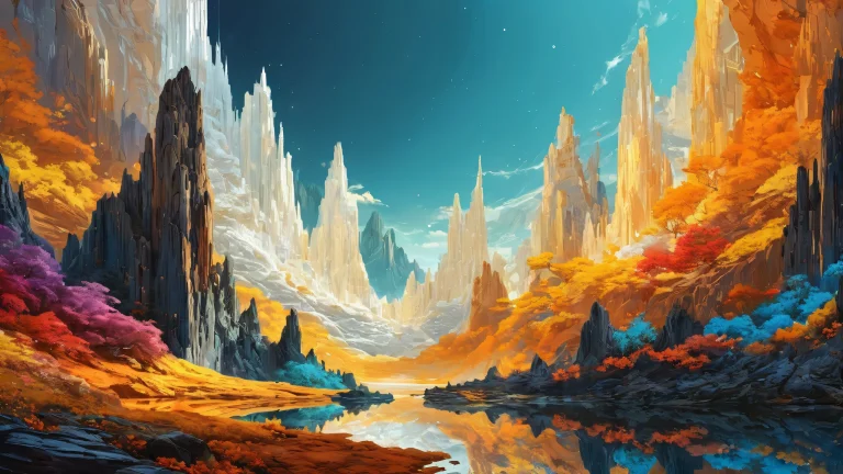 A stunning monochrome desktop image of a vast, pure void with ethereal lighting and brilliant colors. Suitable for PC or Desktop.