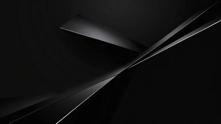 A stunning minimalist desktop background featuring a vast pure void with deep blacks and luminescent accents, perfect for your PC or Mac.