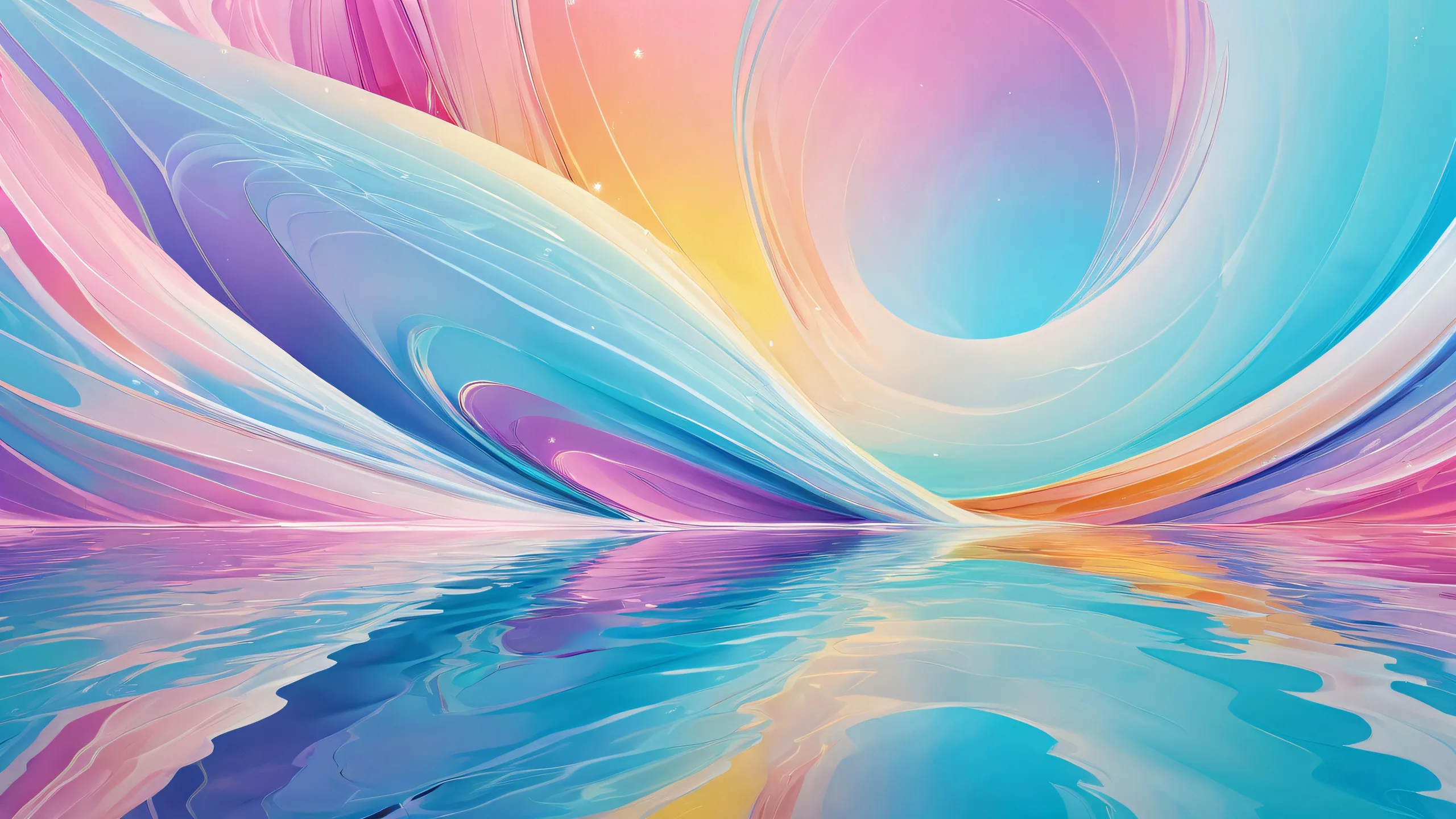 A breathtaking abstract desktop image of a perfectly clean void on Desktop/PC.