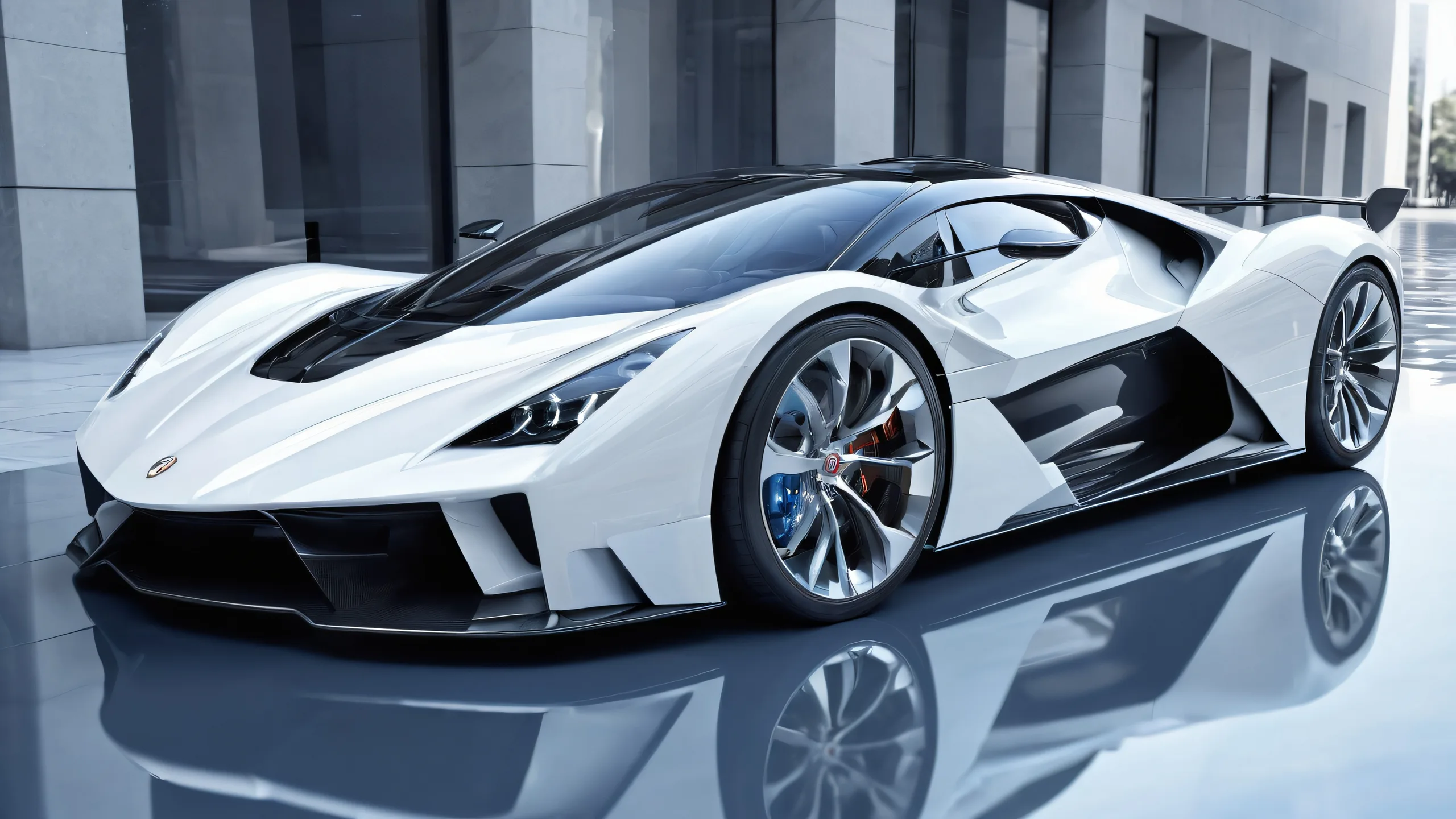 A stunning desktop image of a vehicle in a vast pure void with ethereal lighting and brilliant colors, perfect for your PC or Desktop.