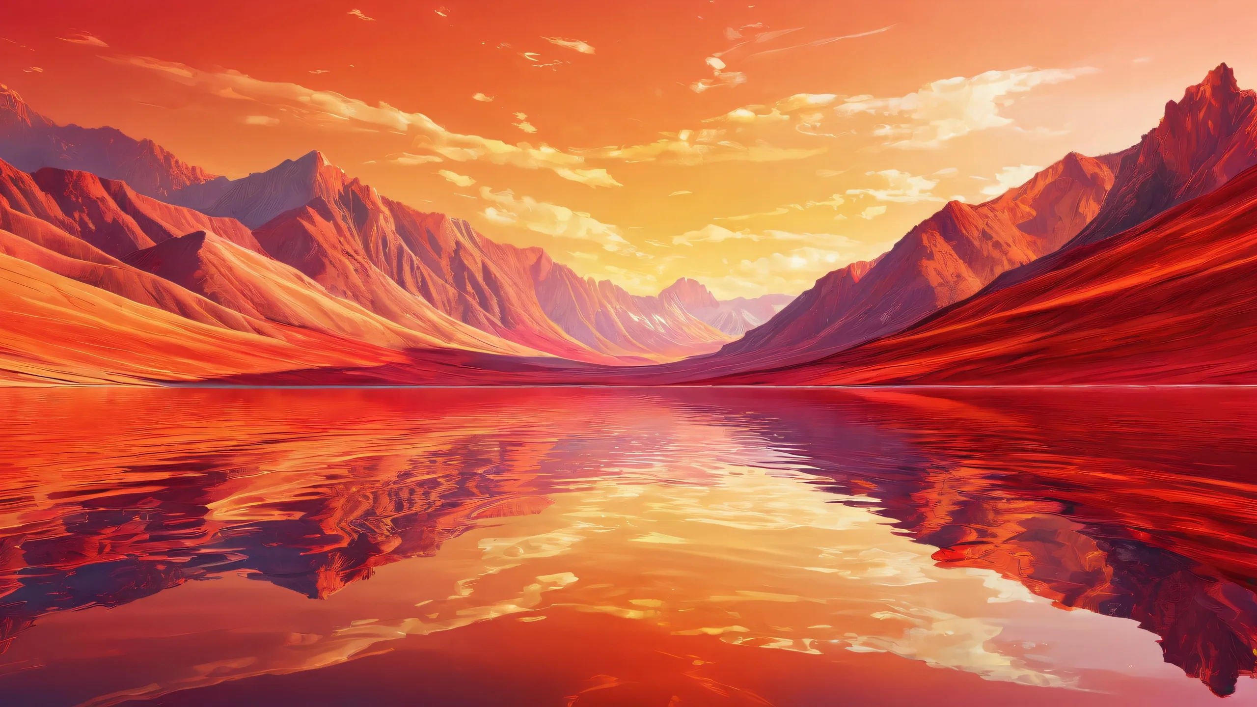 A breathtaking desktop wallpaper of Queen, perfectly clean vast pure void for Desktop/PC.