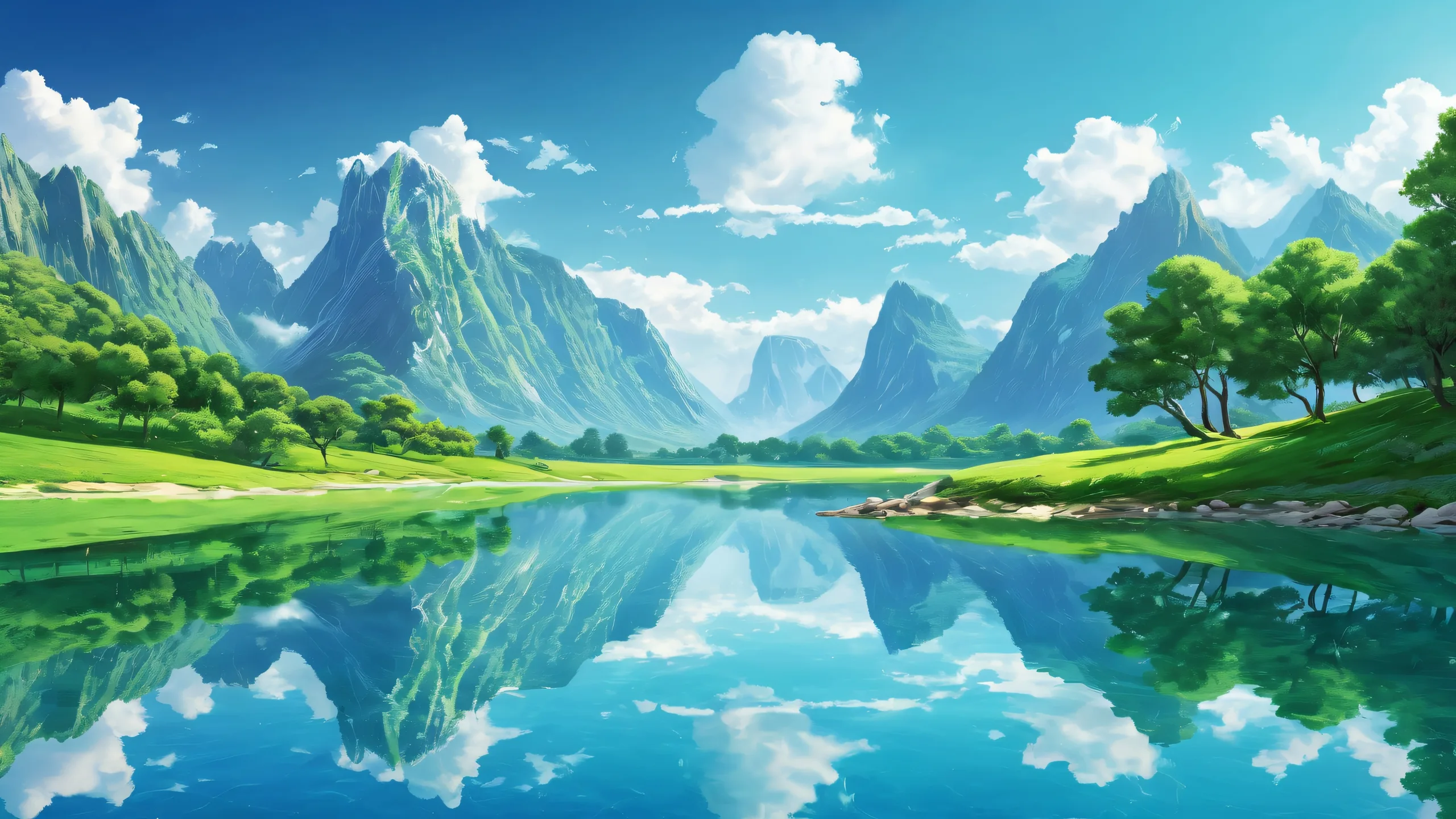 A breathtaking desktop wallpaper of a vast, pure void on a Desktop/PC.