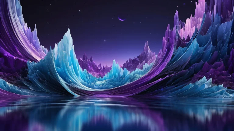 A breathtaking desktop wallpaper of an extreme void with ethereal lighting and radiant colors for Desktop/PC use.