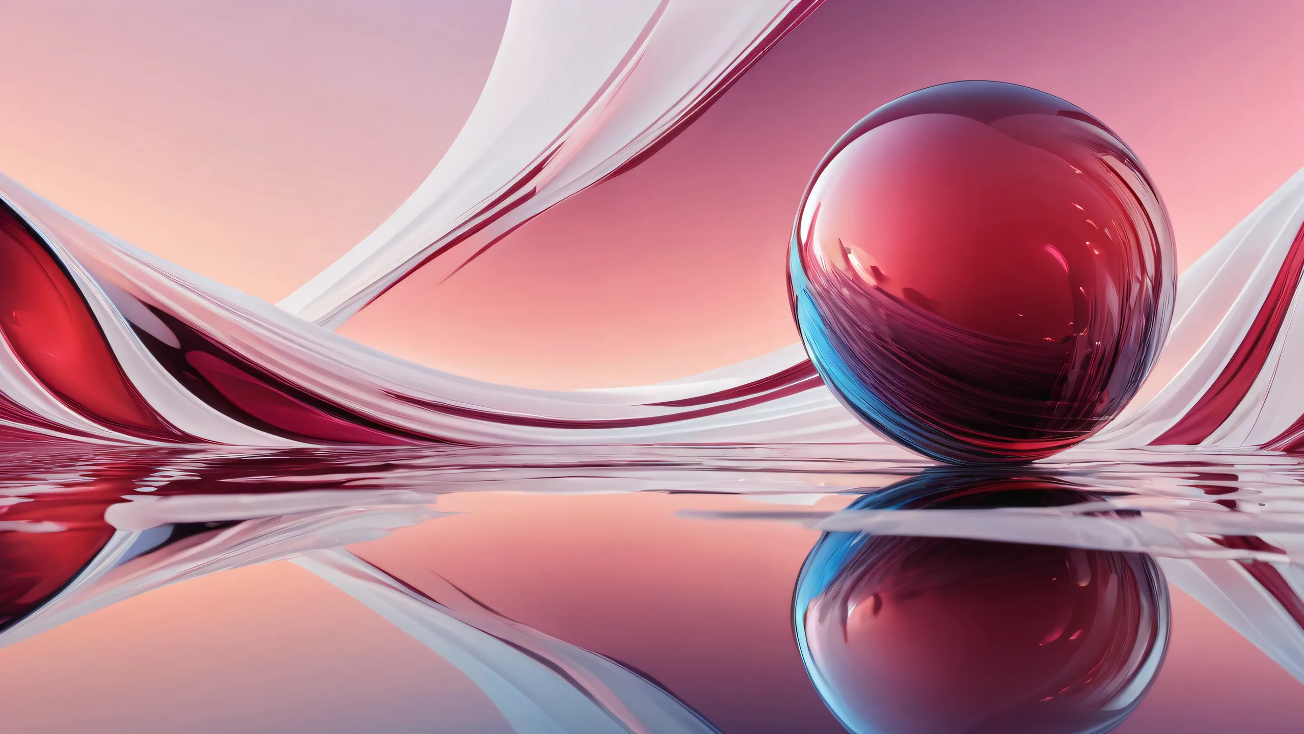 A stunning desktop image of an empty void with a subtle maroon tone, perfect for your PC or Desktop.