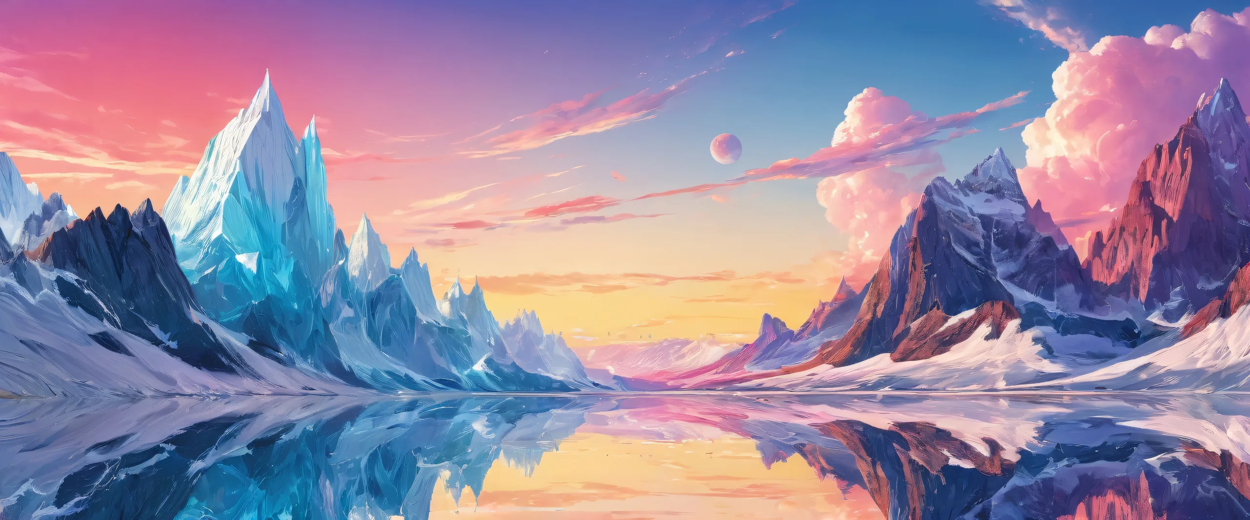 A stunning desktop wallpaper featuring a vast pure void with radiant lighting and ray-traced reflections for a breathtakingly realistic desktop or PC experience.