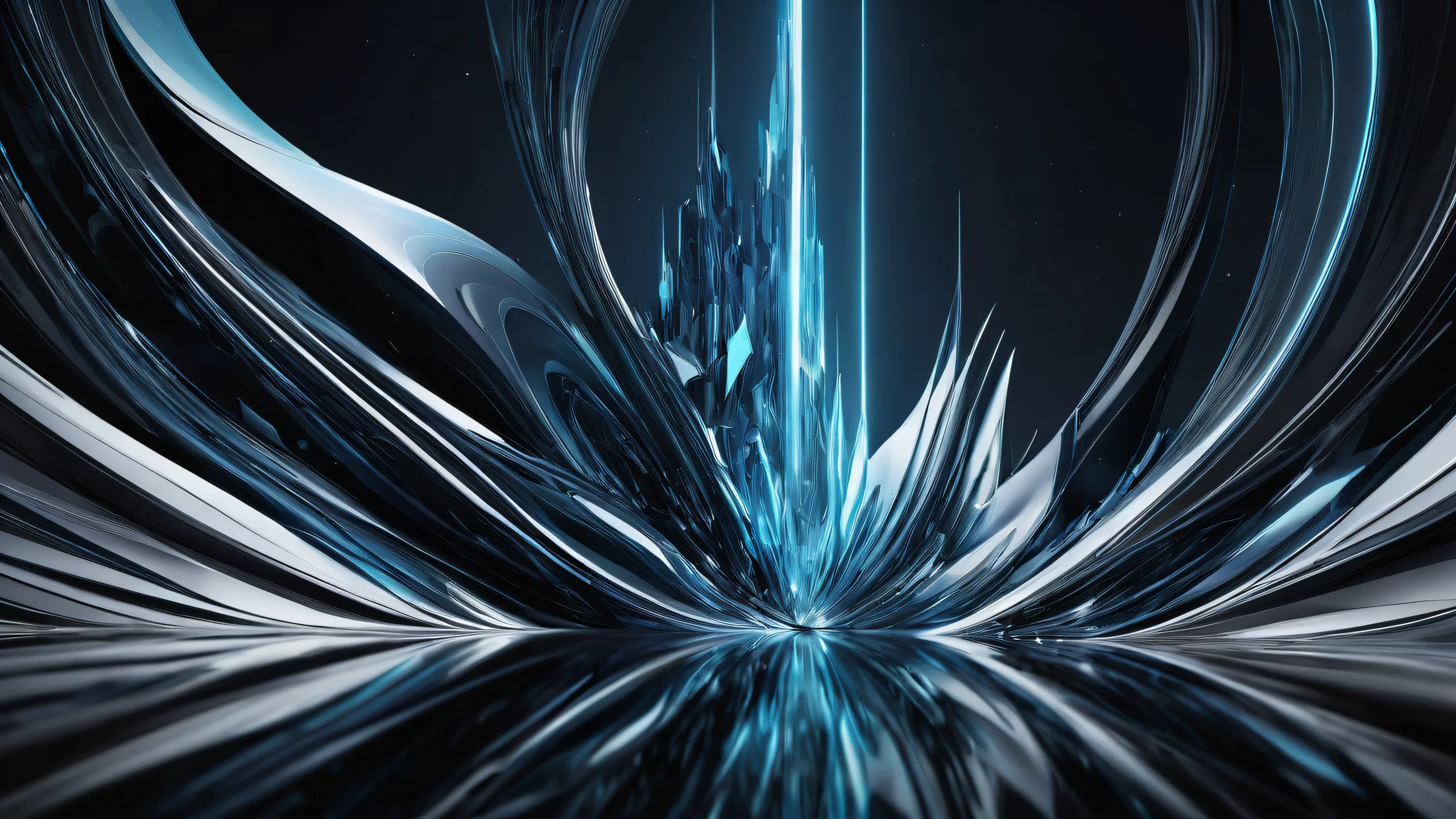 A visually stunning desktop image featuring a deep void on a dark background with hints of melancholic tones and radiant lighting for PC or Desktop use.