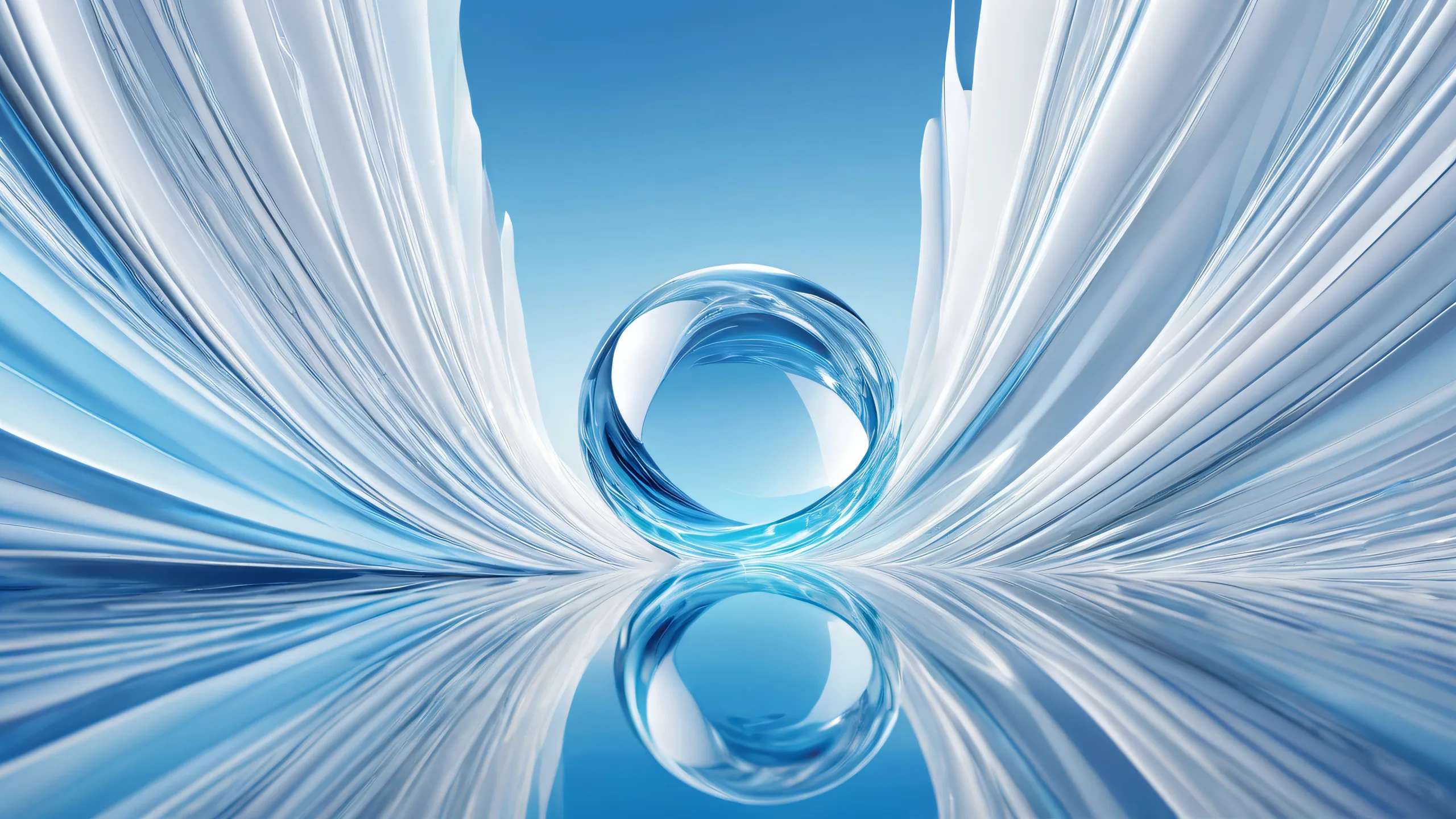 A breathtaking desktop image of a deep, pure void on a desktop or PC, with radiant lighting and brilliant colors.