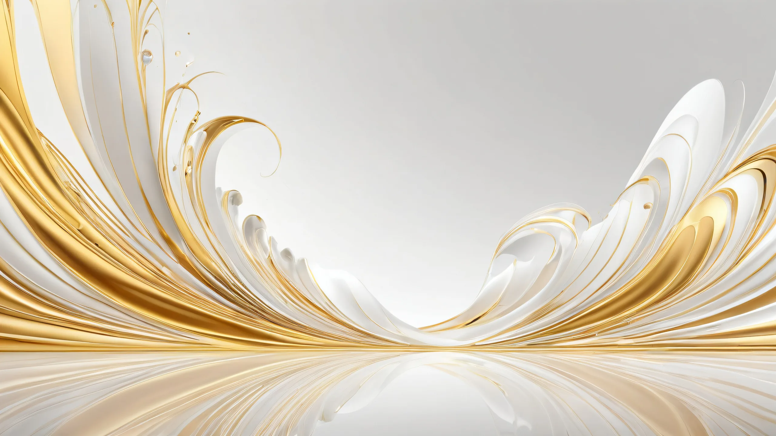 A desktop wallpaper featuring a vast, clean void with deep depth of field, perfect for any PC or Desktop.