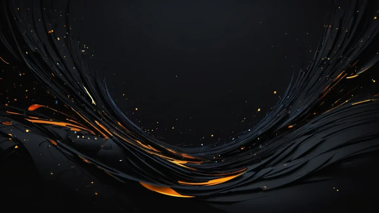 Breathtaking desktop wallpaper featuring a deep void with luminescent accents, perfect for Desktop/PC users seeking a dark mode aesthetic.