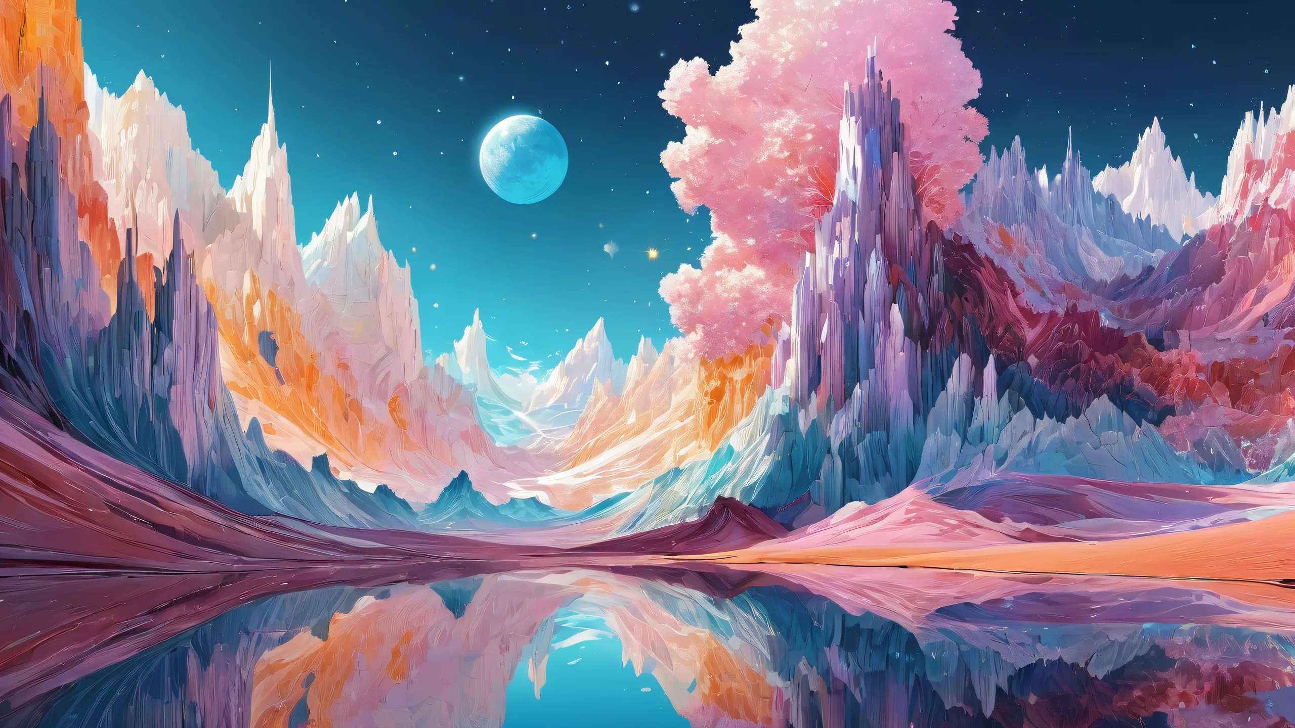 A breathtakingly realistic desktop wallpaper featuring a vast pure void with extreme depth of field, perfect for PC or Desktop use.