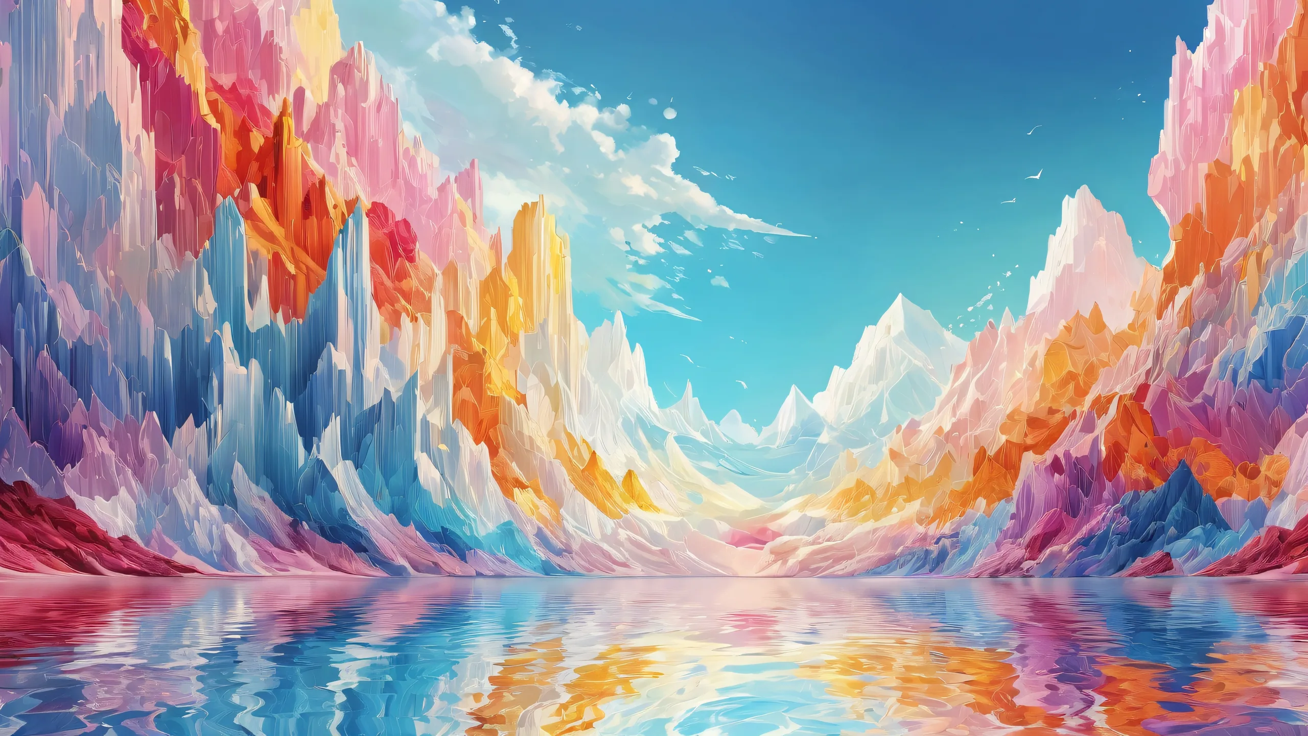 A breathtaking desktop wallpaper featuring a centered composition of a pure void with extreme depth of field, perfect for your PC or Desktop.