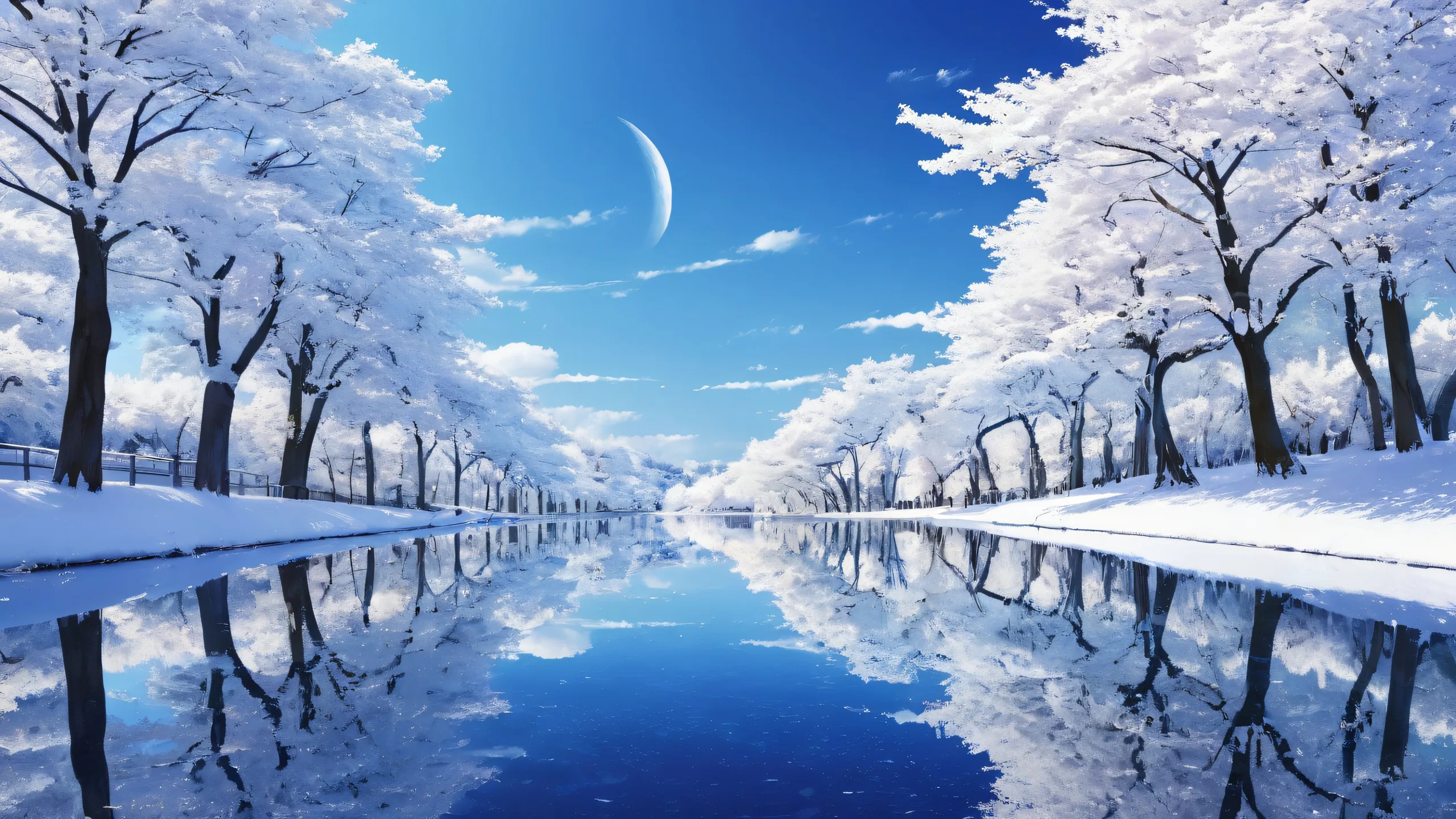 A stunning desktop wallpaper featuring a breathtaking tsukihime scene with radiant lighting and pristine clarity on a desktop or PC.