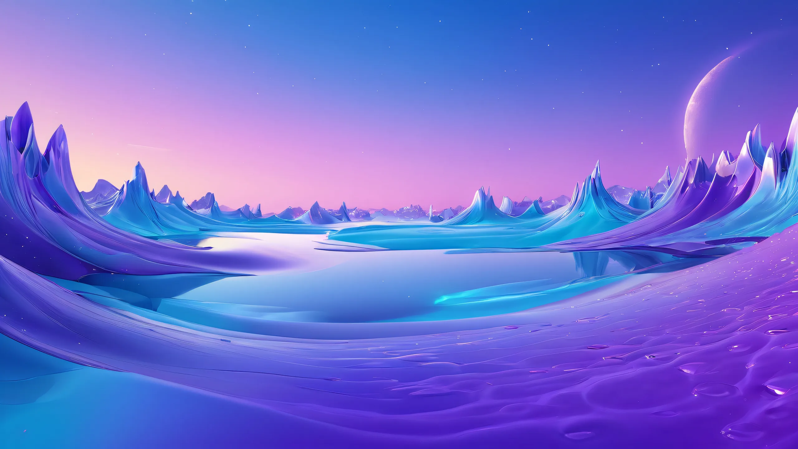 A breathtaking desktop wallpaper featuring a centered pure void with extreme depth of field, perfect for Desktop/PC users.