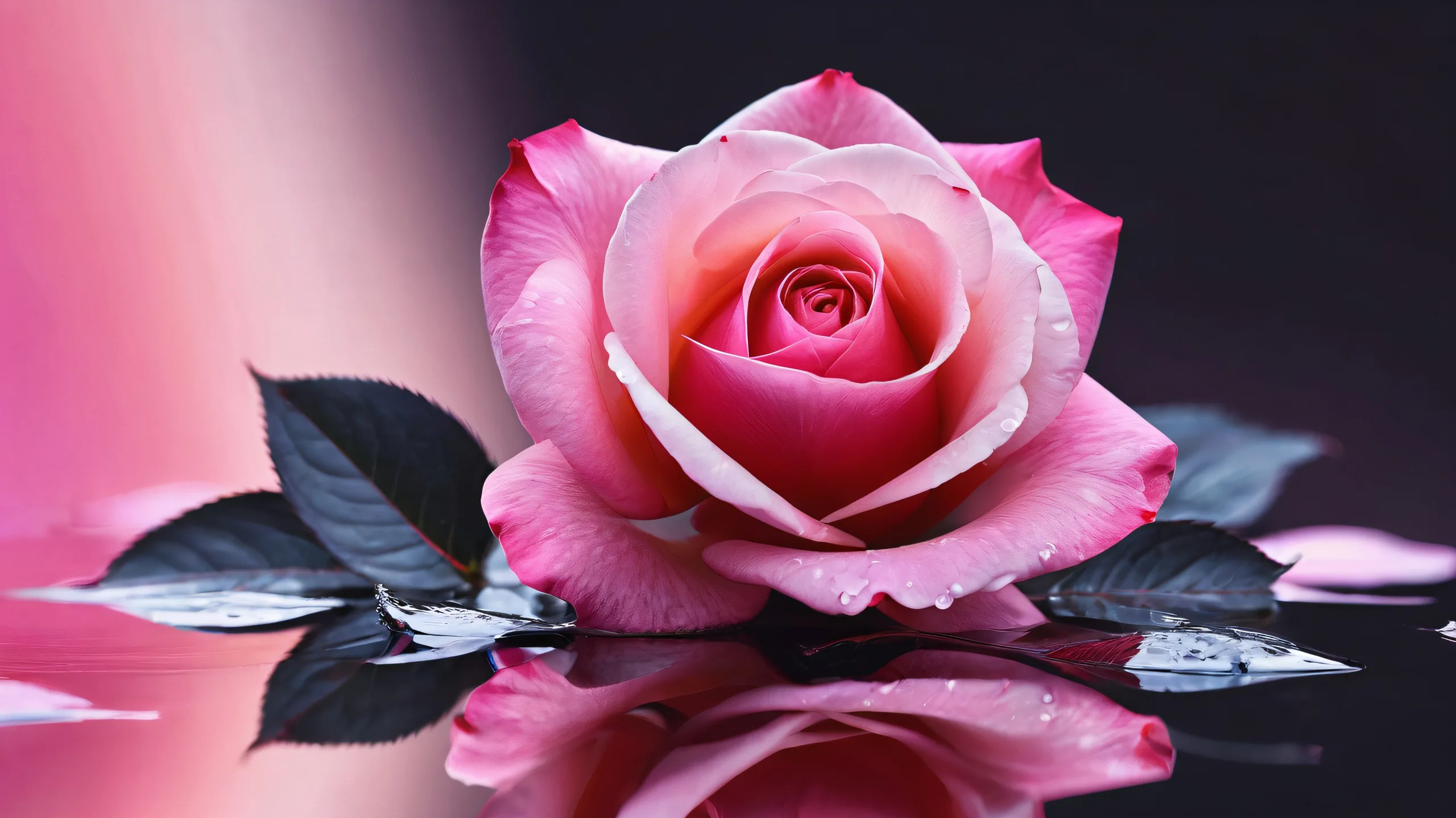 A breathtaking desktop wallpaper featuring a vast pure void with radiant dawn colors, perfect for PC or Desktop.