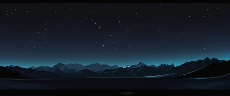 Breathtaking dark mode desktop wallpaper of a centered void with deep perfect blacks and luminescent accents for Desktop/PC use.