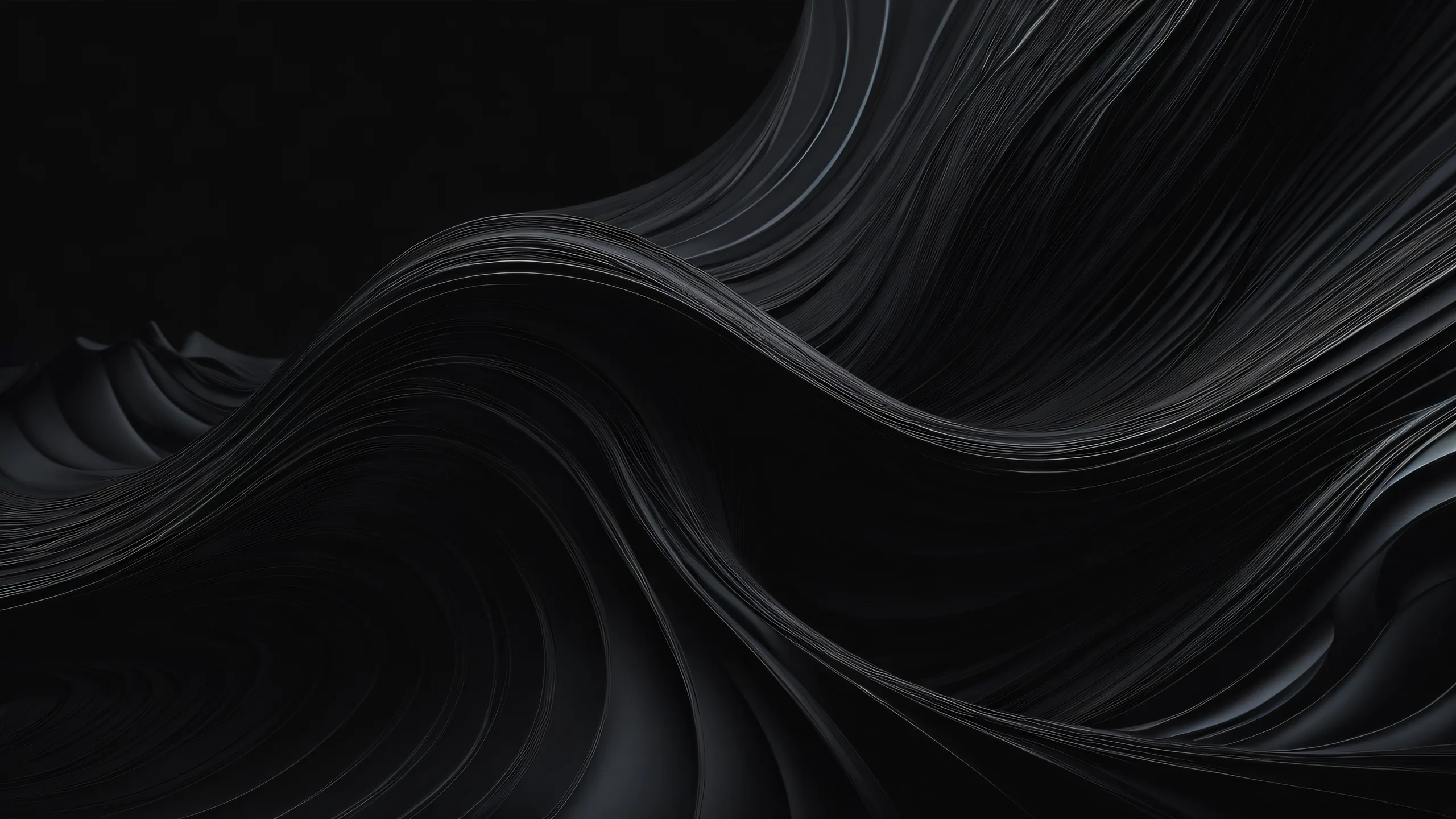 Breathtaking desktop background featuring a deep, pure void with perfect blacks and striking contrast. Suitable for Desktop/PC screens.