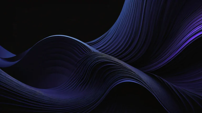 A stunning desktop wallpaper featuring a perfectly clean vast void for your PC or laptop, perfect depth of field, and sleek dark mode aesthetic.