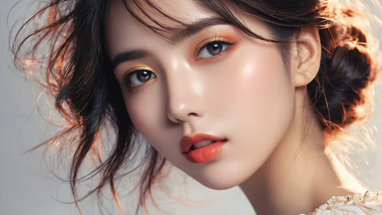 A breathtaking portrait of a perfectly clean vast pure void on a dark background for Desktop/PC use, featuring ethereal lighting and radiant colors.