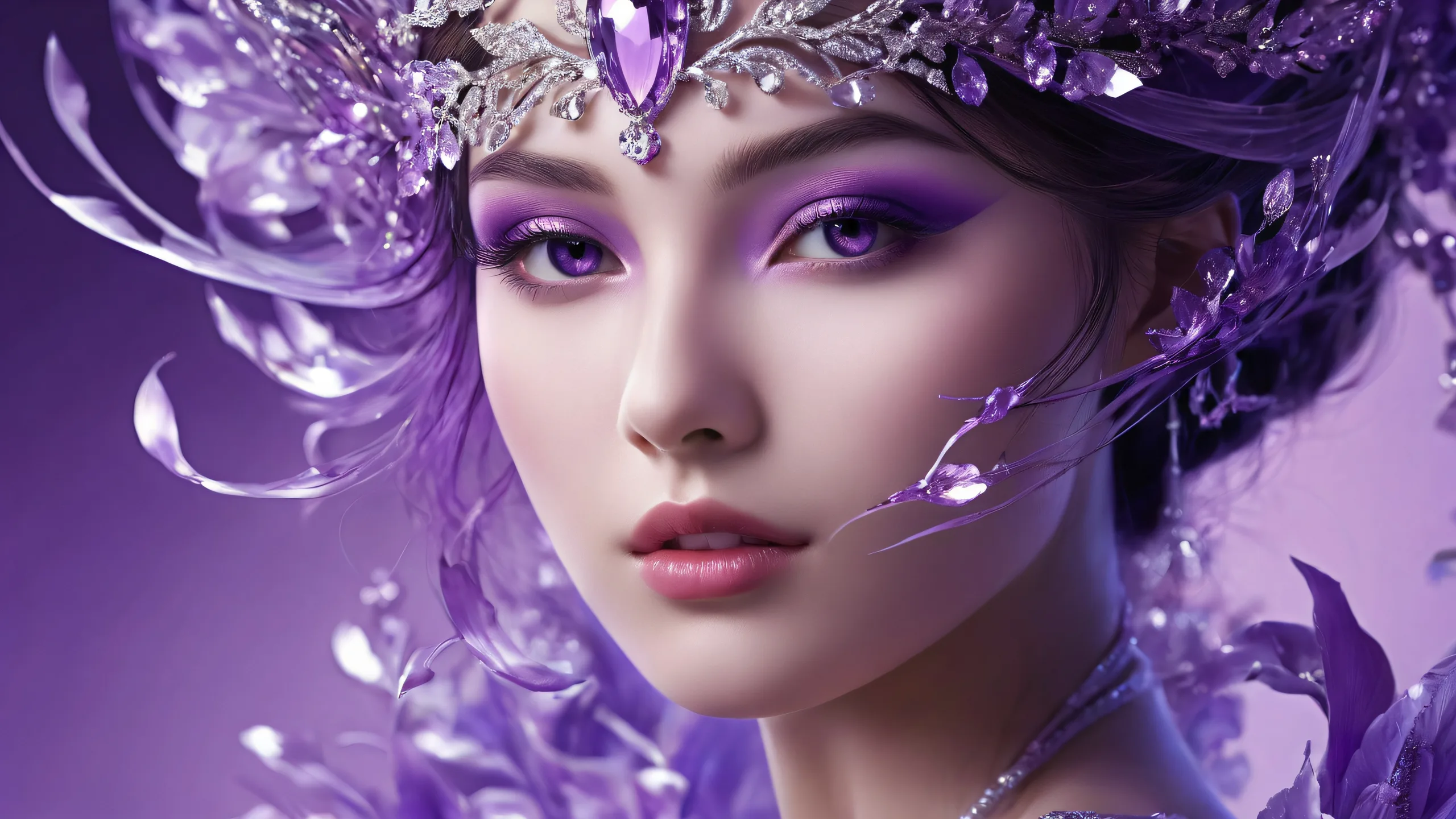 A breathtaking desktop wallpaper featuring a vast, pure void with extreme depth of field, perfect for your PC or Desktop.