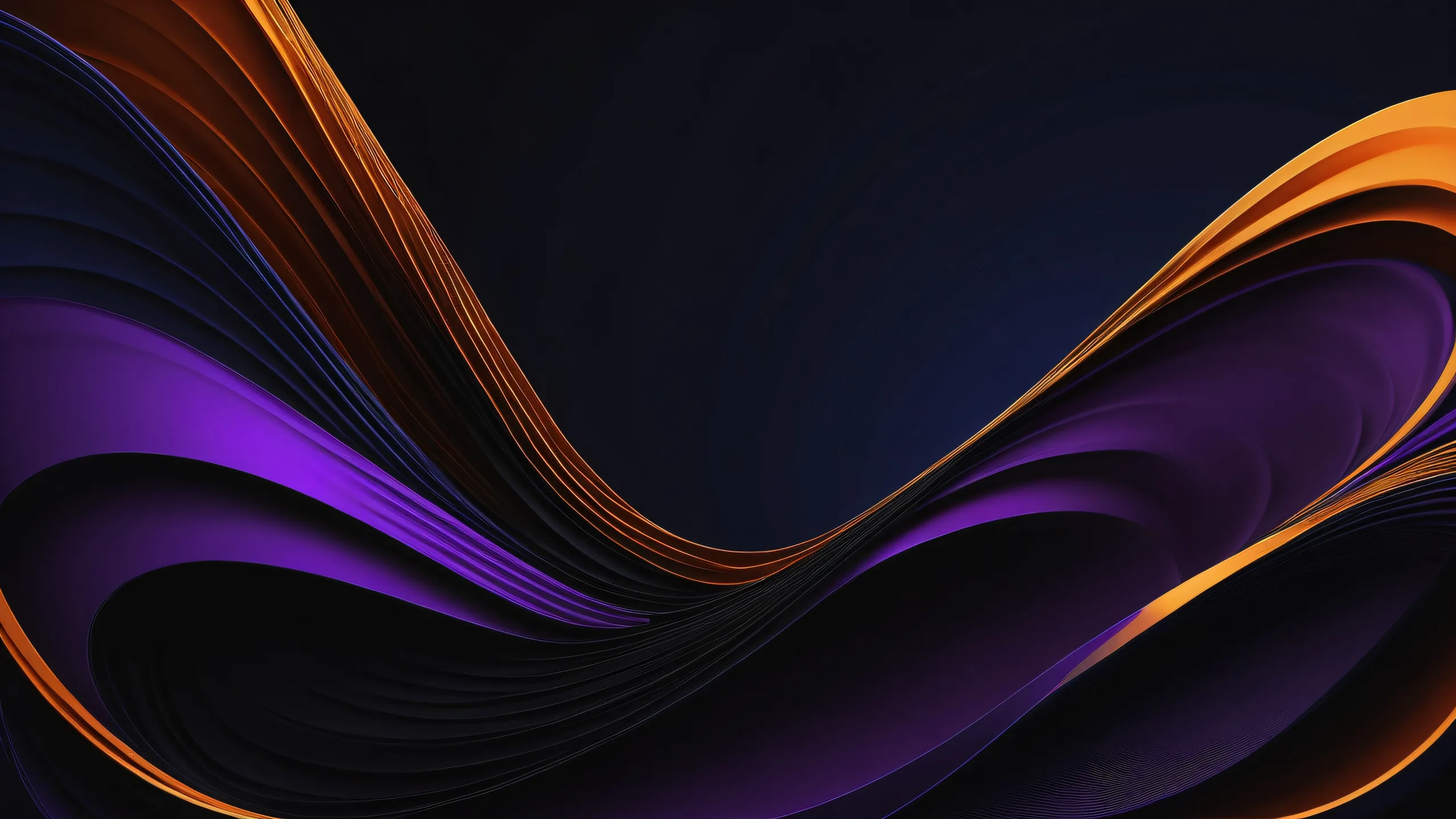 A beautifully designed desktop wallpaper featuring a vast, pure void with deep blacks and striking contrast. Perfect for your Desktop/PC.