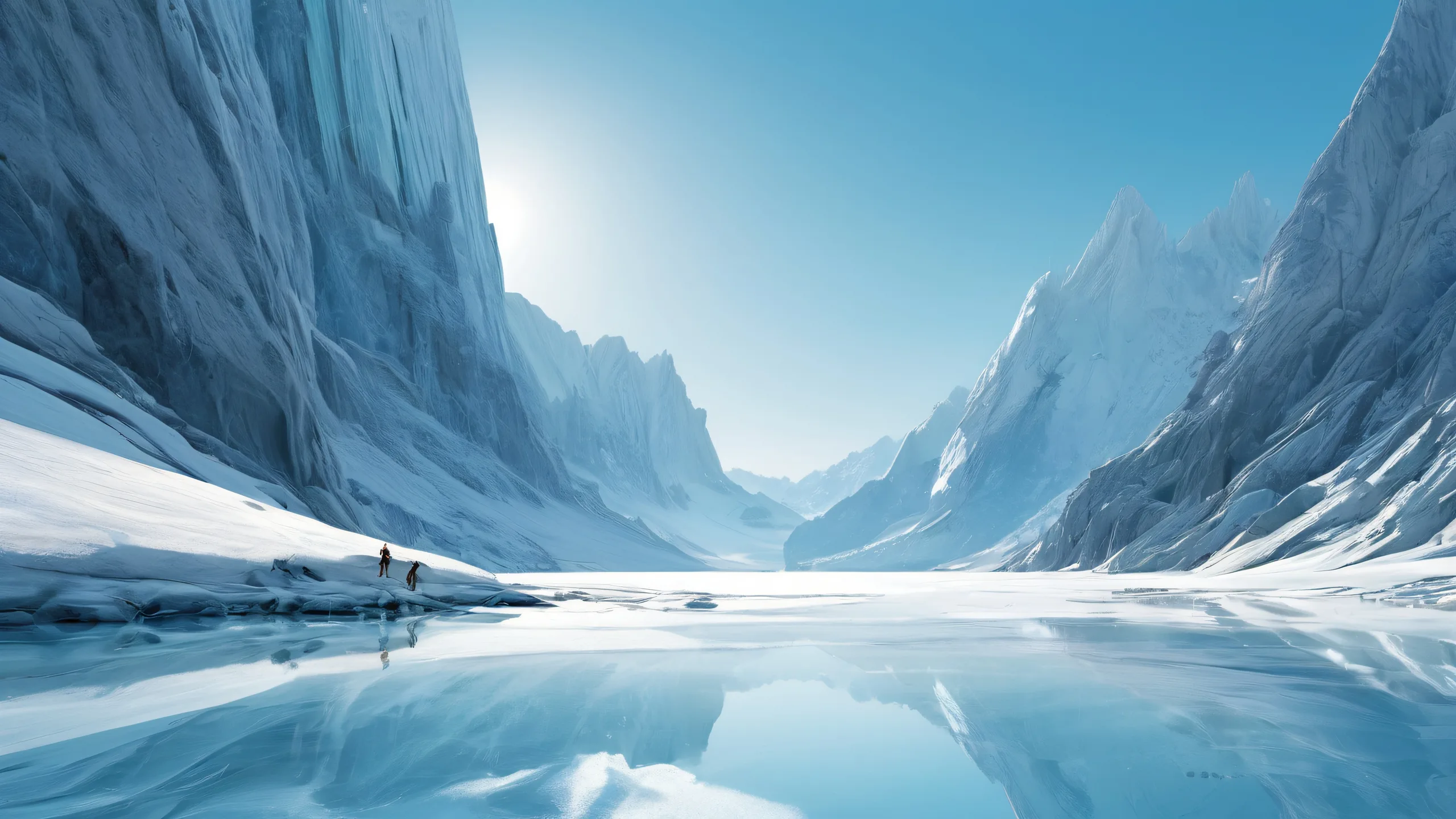 Ethereal Abyss of Serenity Aesthetic PC Wallpaper A stunning desktop wallpaper featuring a vast, pure void with intricate details and ethereal lighting, suitable for Desktop/PC screens.