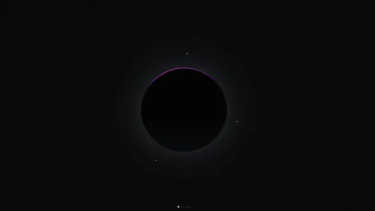 A beautifully designed desktop image featuring a vast pure void with deep perfect blacks and striking contrast. Suitable for use on Desktop/PC.