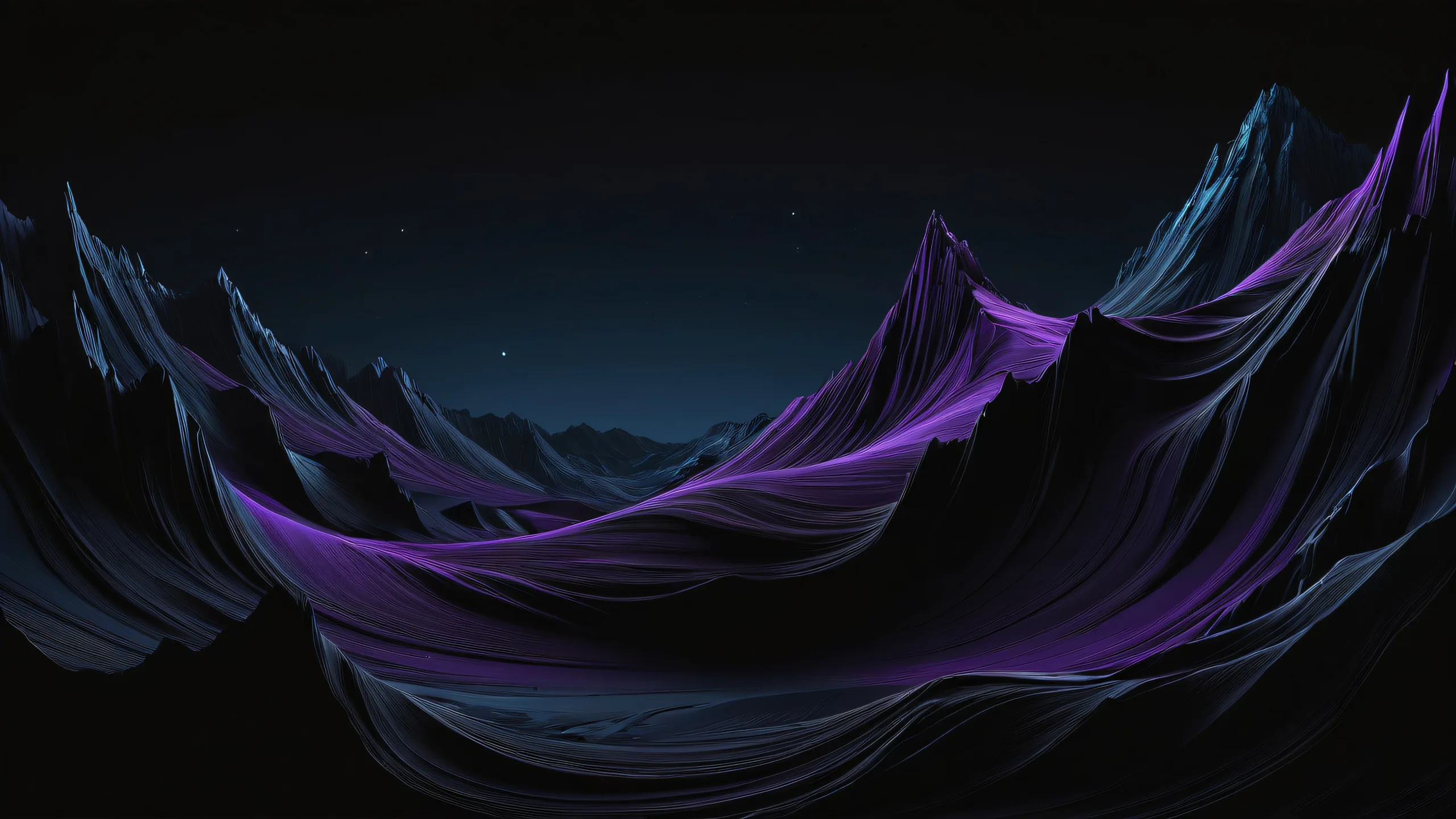 Breathtaking dark fantasy desktop scene for PC or Desktop with perfect blacks and luminescent accents.