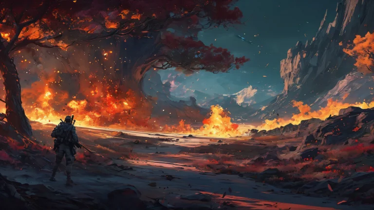 Stunning dark-toned desktop scenery with deep void and subtle brushstrokes for a mysterious Desktop/PC background.