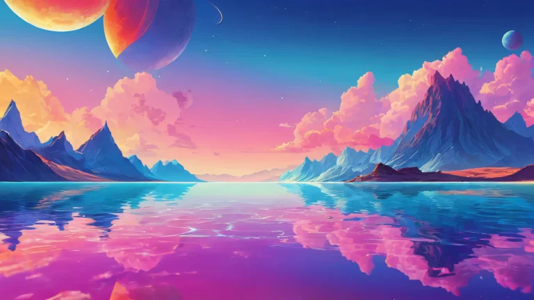 A stunning desktop wallpaper featuring an air of mystique and ethereal lighting, Perfekt für Ihren PC oder Desktop.