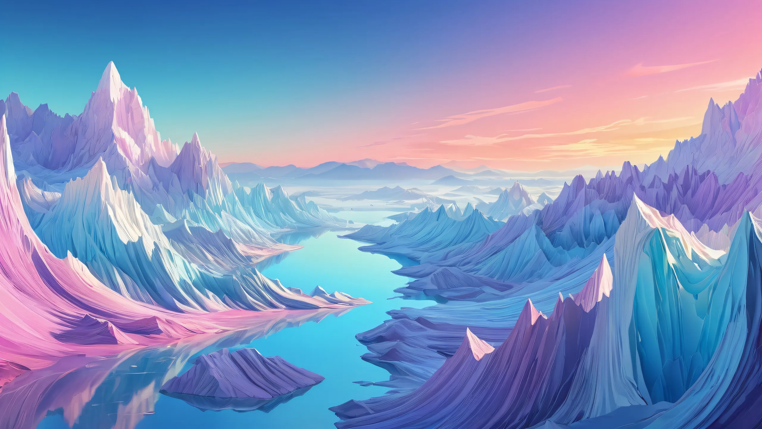 A beautiful, award-winning digital art piece of a vast pure void for desktop/pc use