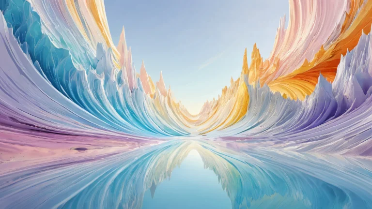 A stunning desktop background featuring a breathtaking void with radiant colors and depth of field.