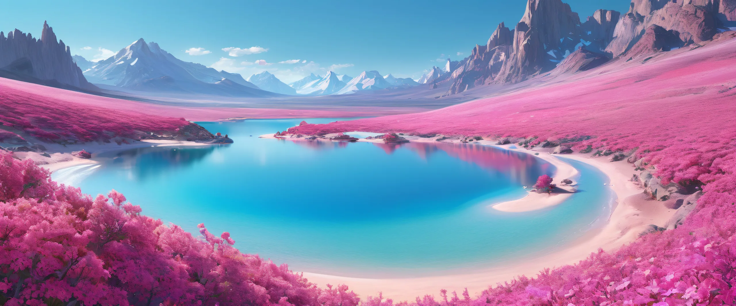 Breathtaking void desktop for PC or Desktop with radiant reflections and deep depth of field.