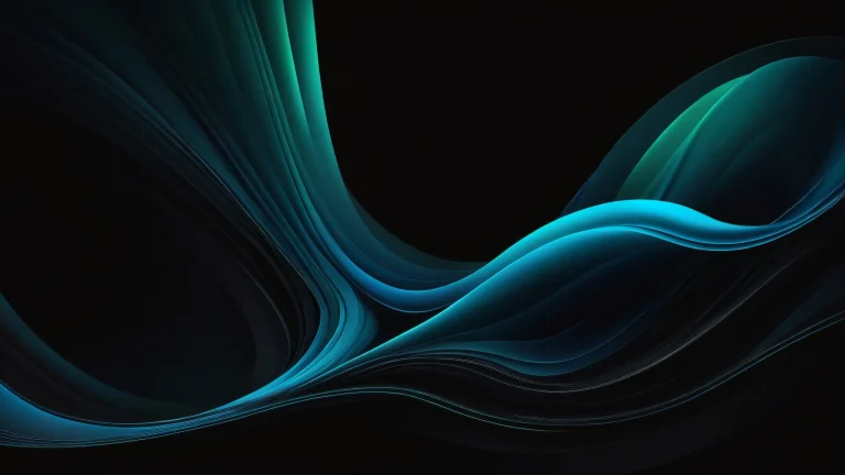 Breathtaking desktop wallpaper of Aurora on a clean void, perfeito para desktop/PC