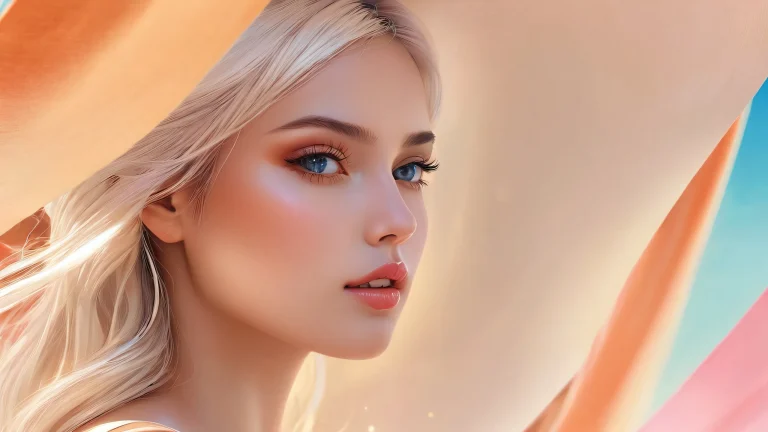 A serene desktop scene featuring women in a vast pure void with radiant lighting and stunning visual impact for Desktop/PC.